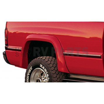 Bushwacker Fender Flare - Black Dura-Flex 2000 ABS Smooth Plastic Matte Set Of 2 - 5001011