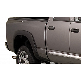 Bushwacker Fender Flare - Black Dura-Flex 2000 ABS Smooth Plastic Matte Set Of 2 - 5002202