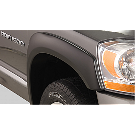 Bushwacker Fender Flare - Black Dura-Flex 2000 ABS Smooth Plastic Matte Set Of 2 - 5002302