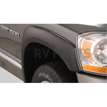 Bushwacker Fender Flare - Black Dura-Flex 2000 ABS Smooth Plastic Matte Set Of 2 - 5002302