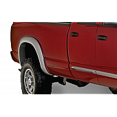 Bushwacker Fender Flare - Black Dura-Flex 2000 ABS Smooth Plastic Matte Set Of 2 - 5002402