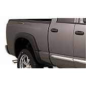 Bushwacker Fender Flare - Black Dura-Flex 2000 ABS Smooth Plastic Matte Set Of 2 - 5002802