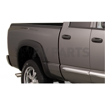 Bushwacker Fender Flare - Black Dura-Flex 2000 ABS Smooth Plastic Matte Set Of 2 - 5002802