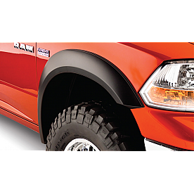 Bushwacker Fender Flare - Black Dura-Flex 2000 ABS Smooth Plastic Matte Set Of 2 - 5003502