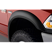 Bushwacker Fender Flare - Black Dura-Flex 2000 ABS Smooth Plastic Matte Set Of 2 - 50045-02