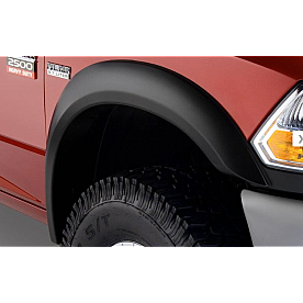 Bushwacker Fender Flare - Black Dura-Flex 2000 ABS Smooth Plastic Matte Set Of 2 - 50045-02