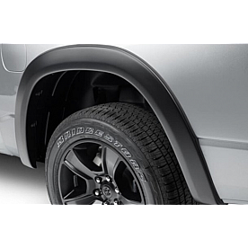 Bushwacker Fender Flare - Black Dura-Flex ® 2000 ABS Smooth Plastic Matte Set Of 2 - 50062-02