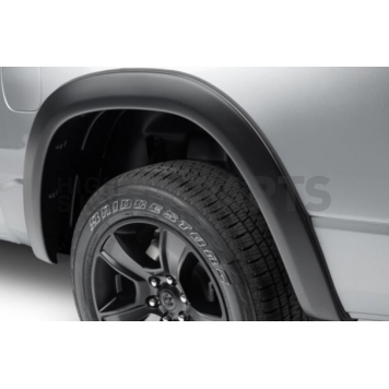Bushwacker Fender Flare - Black Dura-Flex ® 2000 ABS Smooth Plastic Matte Set Of 2 - 50062-02