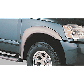 Bushwacker Fender Flare - Black Dura-Flex 2000 ABS Smooth Plastic Matte Set Of 2 - 7000102