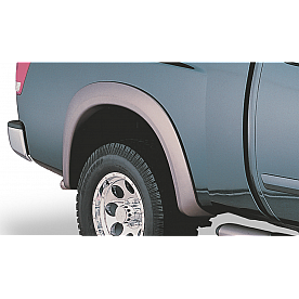 Bushwacker Fender Flare - Black Dura-Flex 2000 ABS Smooth Plastic Matte Set Of 2 - 7000202