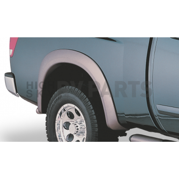 Bushwacker Fender Flare - Black Dura-Flex 2000 ABS Smooth Plastic Matte Set Of 2 - 7000202