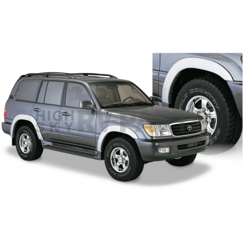 Bushwacker Fender Flare - Black Dura-Flex 2000 ABS Smooth Plastic Matte Set Of 4 - 3090102