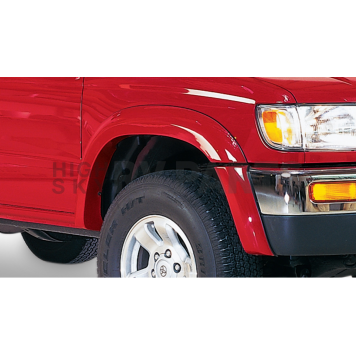 Bushwacker Fender Flare - Black Dura-Flex 2000 ABS Smooth Plastic Matte Set Of 4 - 3191311-2