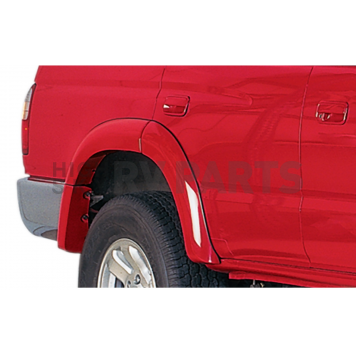 Bushwacker Fender Flare - Black Dura-Flex 2000 ABS Smooth Plastic Matte Set Of 4 - 3191311-3
