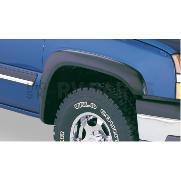 Bushwacker Fender Flare - Black Dura-Flex 2000 ABS Smooth Plastic Matte Set Of 4 - 4091102