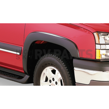 Bushwacker Fender Flare - Black Dura-Flex 2000 ABS Smooth Plastic Matte Set Of 4 - 4092002-1