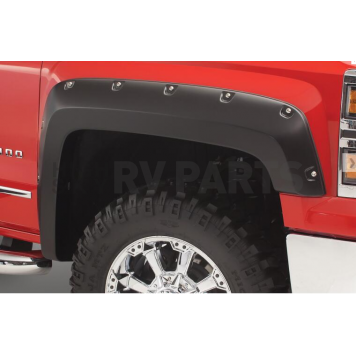 Bushwacker Fender Flare - Black Dura-Flex 2000 ABS Smooth Plastic Matte Set Of 4 - 4094802