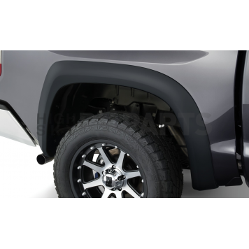 Bushwacker Fender Flare - Black Dura-Flex 2000 ABS Smooth Plastic Matte Set Of 4 - 7090102-1