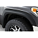 Bushwacker Fender Flare - Black Dura-Flex 2000 ABS Smooth Plastic Matte Set Of 4 - 70902-02
