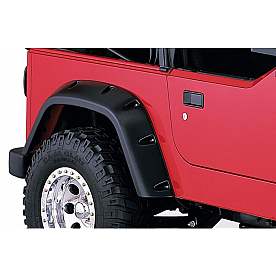 Bushwacker Fender Flare - Black Dura-Flex 2000 TPO Textured Plastic Matte Set Of 2 - 1004207