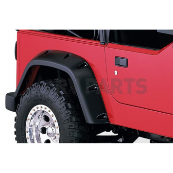 Bushwacker Fender Flare - Black Dura-Flex 2000 TPO Textured Plastic Matte Set Of 2 - 1004207