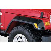 Bushwacker Fender Flare - Black Dura-Flex 2000 TPO Textured Plastic Matte Set Of 2 - 1004307