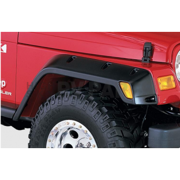 Bushwacker Fender Flare - Black Dura-Flex 2000 TPO Textured Plastic Matte Set Of 2 - 1004307