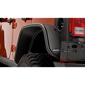 Bushwacker Fender Flare - Black Dura-Flex 2000 TPO Textured Plastic Matte Set Of 2 - 1005007