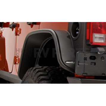Bushwacker Fender Flare - Black Dura-Flex 2000 TPO Textured Plastic Matte Set Of 2 - 1005007