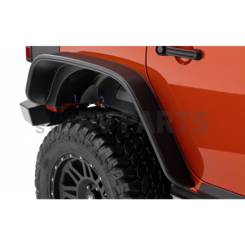 Bushwacker Fender Flare - Black Dura-Flex 2000 TPO Textured Plastic Matte Set Of 2 - 1005007-1