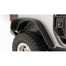 Bushwacker Fender Flare - Black Dura-Flex 2000 TPO Textured Plastic Matte Set Of 2 - 1005207