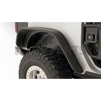 Bushwacker Fender Flare - Black Dura-Flex 2000 TPO Textured Plastic Matte Set Of 2 - 1005207