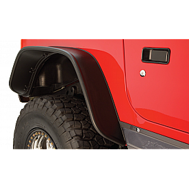 Bushwacker Fender Flare - Black Dura-Flex 2000 TPO Textured Plastic Matte Set Of 2 - 1005607