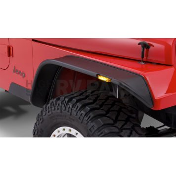 Bushwacker Fender Flare - Black Dura-Flex 2000 TPO Textured Plastic Matte Set Of 2 - 1006707