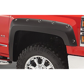 Bushwacker Fender Flare - Black Dura-Flex 2000 TPO Textured Plastic Matte Set Of 2 - 6001507