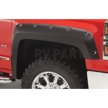 Bushwacker Fender Flare - Black Dura-Flex 2000 TPO Textured Plastic Matte Set Of 2 - 6001507