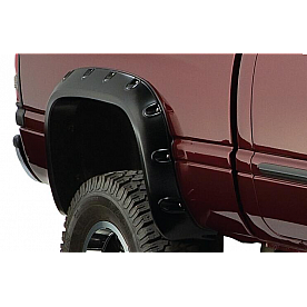 Bushwacker Fender Flare - Black Dura-Flex 2000 TPO Textured Plastic Matte Set Of 2 - 6001607