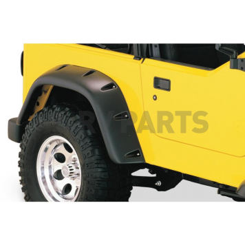 Bushwacker Fender Flare - Black Dura-Flex 2000 TPO Textured Plastic Matte Set Of 4 - 1091307-1