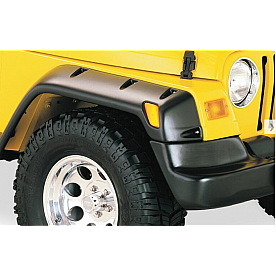 Bushwacker Fender Flare - Black Dura-Flex 2000 TPO Textured Plastic Matte Set Of 4 - 1091307