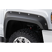 Bushwacker Fender Flare - Black Dura-Flex ABS Plastic Smooth Set Of 2 - 4013302
