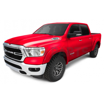 Bushwacker Fender Flare - Flame Red - Vehicle Color Code PR4 Dura-Flex 2000 ABS Smooth Plastic Matte Set Of 4 - 5091575
