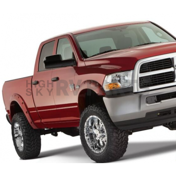 Bushwacker Fender Flare - Flame Red - Vehicle Color Code PR4 Dura-Flex 2000 ABS Smooth Plastic Matte Set Of 4 - 5091975