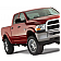 Bushwacker Fender Flare - Flame Red - Vehicle Color Code PR4 Dura-Flex 2000 ABS Smooth Plastic Matte Set Of 4 - 5091975