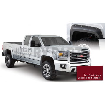 Bushwacker Fender Flare - Sonoma Red Metallic - Vehicle Color Code GCE Dura-Flex 2000 ABS Smooth Plastic Matte Set Of 4 - 4096774