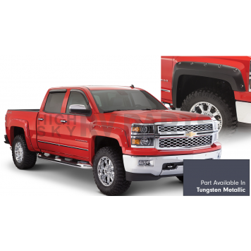 Bushwacker Fender Flare - Tungsten Metallic - Vehicle Color Code GXG Dura-Flex 2000 ABS Smooth Plastic Matte Set Of 4 - 4095764