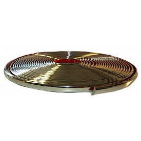 Cowles Products Fender Trim - Full Wheel Well PVC Plastic Chrome Plated - 371250