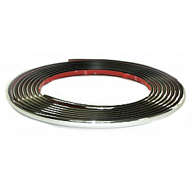 Cowles Products Fender Trim - Full Wheel Well PVC Plastic Chrome Plated - 37422