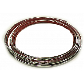 Cowles Products Fender Trim - Full Wheel Well PVC Plastic Chrome Plated - 37730
