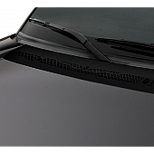 DJ Grilles Cowl Vent Cover - Black Matte Stainless Steel - DJ93611
