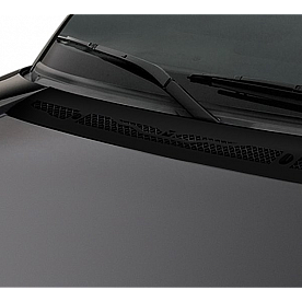 DJ Grilles Cowl Vent Cover - Black Matte Stainless Steel - DJ93611